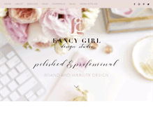 Tablet Screenshot of fancygirldesignstudio.com